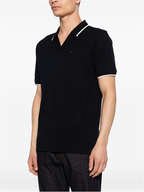 Polo uomo Emporio Armani nera manica corta EMPORIO ARMANI | EM005852AF12955UB118
